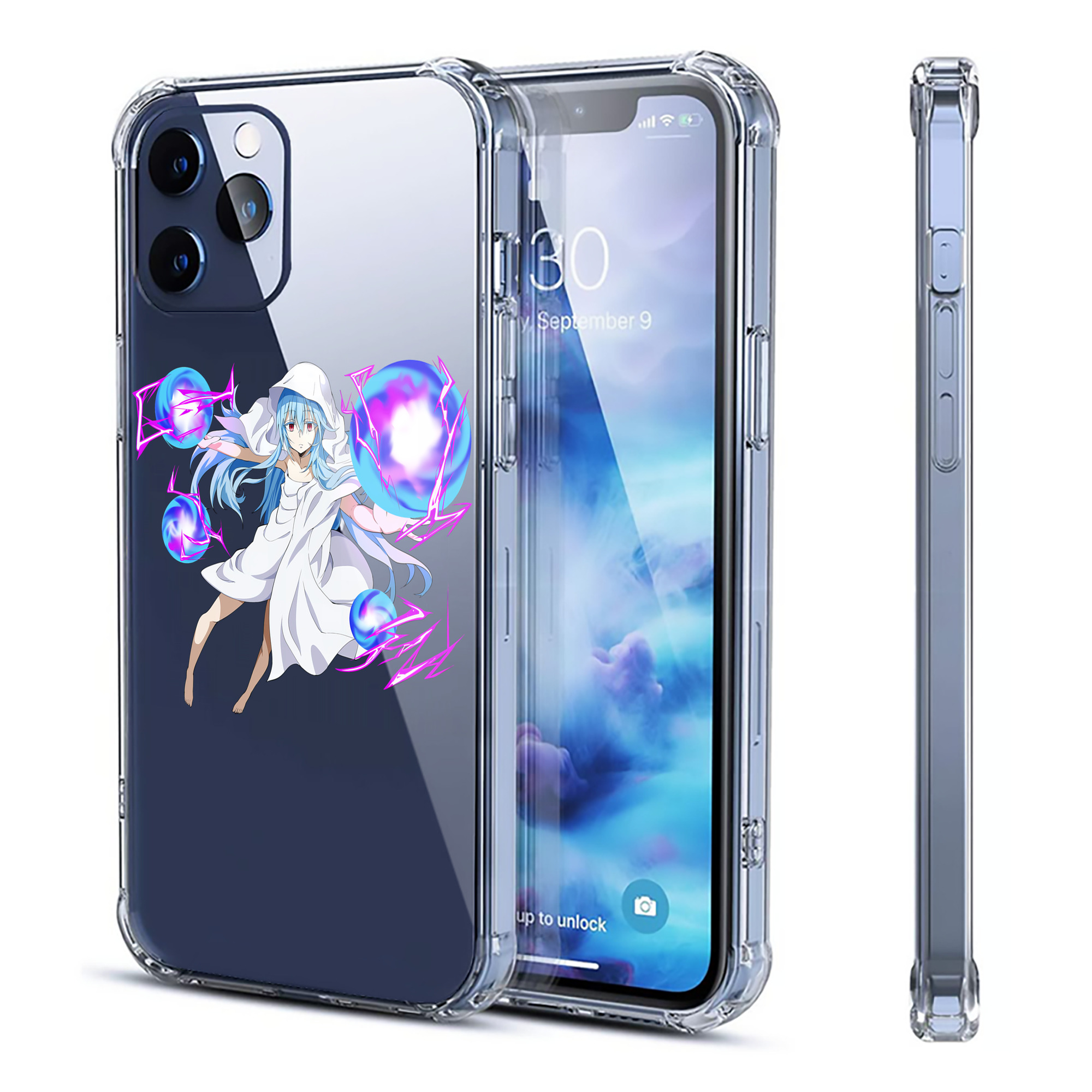 （画像用） 転スラ Regarding Reincarnated to Slime 【iPhone 12シリーズ対応】透明スマホケース（クリアソフトケース）